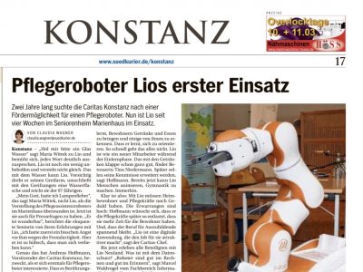 Pflegeroboter Lios erster Einsatz