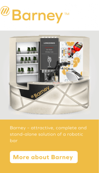 Barney - attractive, complete and stand-alone solution of a robotic bar
